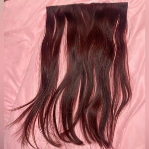 Burgundy XO Invisible Weft Hair Extensions